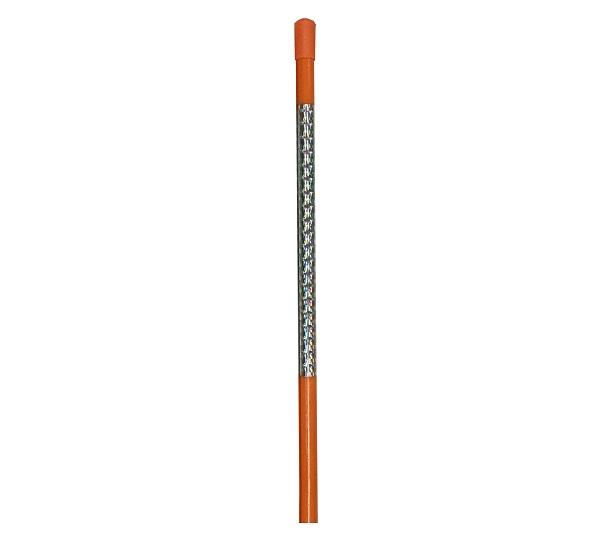 30 PACK, 72" Driveway Marker Orange 5/16" Shaft