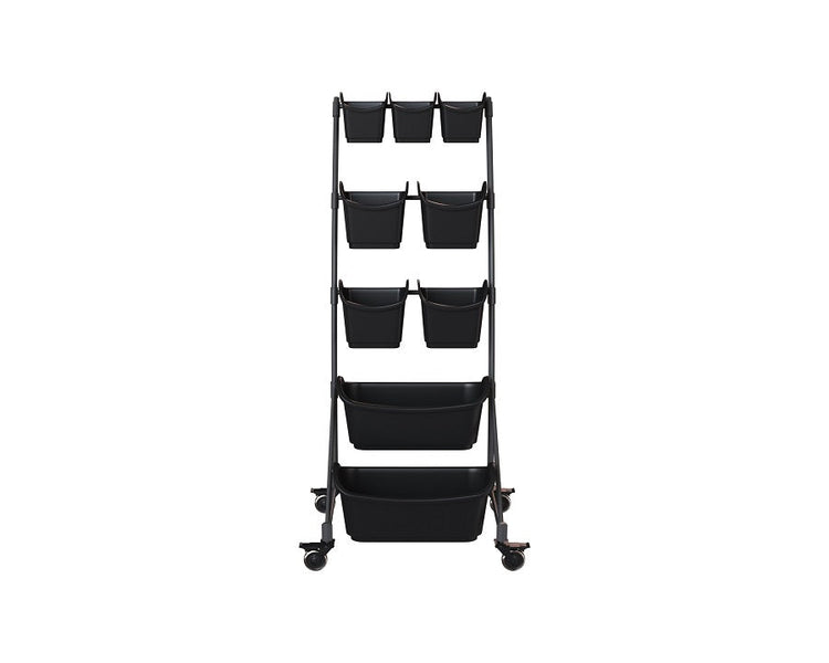 2-in-1 Vertical Garden 53" x 19" x 20" - Gray/Black
