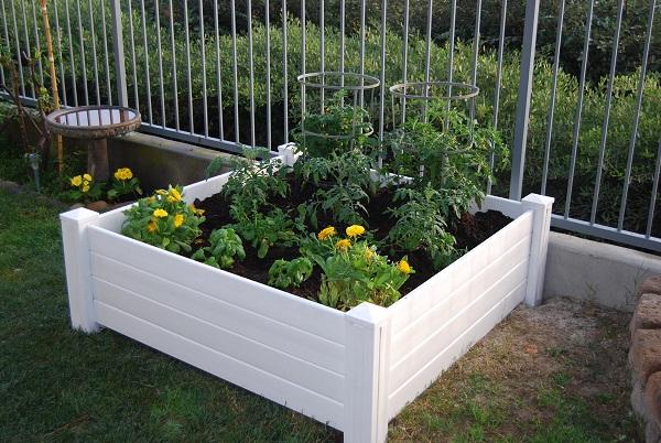 Premium 48"x48"x15” Raised Garden Bed – White